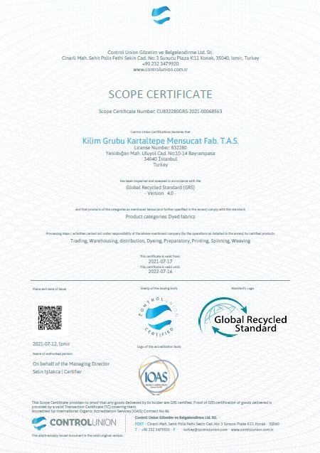 GRS — Global Recycled Standard